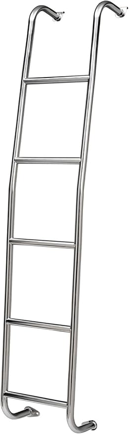 Surco 093PML Stainless Steel 5-Step Van Ladder - Compatible with 2014-25 Ram ProMaster High Roof