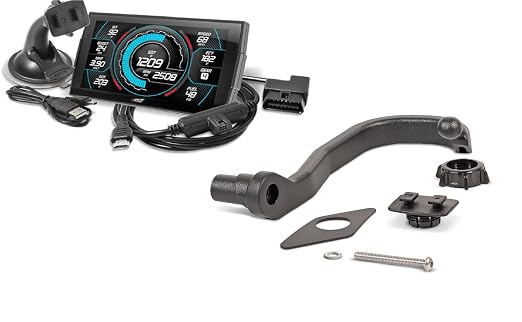 Precision Parts Edge Insight CTS3 Touch Screen Gauge Monitor 84130-3 & A-Pillar Mount 28600 Compatible with 2015-2019 Silverado/Sierra 2500HD/3500HD Gas Diesel 6.6 6.0 Duramax LML L5P LS