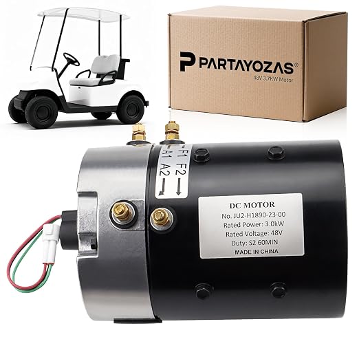 JU2-H1890-20-00 Motor for Yamaha G29/ Drive for 2007-2016 YDRE 48V Models Replace JU2-H1890-23-00 JU2-H1890-21-00