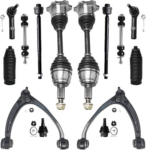 Detroit Axle - 4WD 14pc Front End Kit for 07-13 Chevrolet Silverado 1500