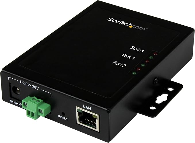 StarTech 2-Port Serial-to-IP Ethernet Device Server, TAA (NETRS2322P)
