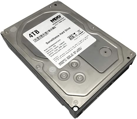 MaxDigitalData 4TB 64MB Cache 7200PM SATA 6.0Gb/s 3.5" Internal Surveillance CCTV DVR Hard Drive (MD4000GSA6472DVR)