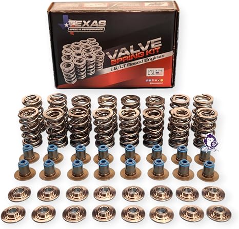 Dynosty Texas Speed TSP .660"" Dual Valve Spring Kit Titanium Retainers 4.8 5.3 5.7 6.0 6.2 LS1 LS2 LS3