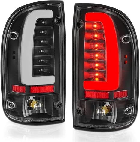 ANZO For Toyota Tacoma 1995-2004 Tail Lights LED Black Housing Clear Len Pair | 311353