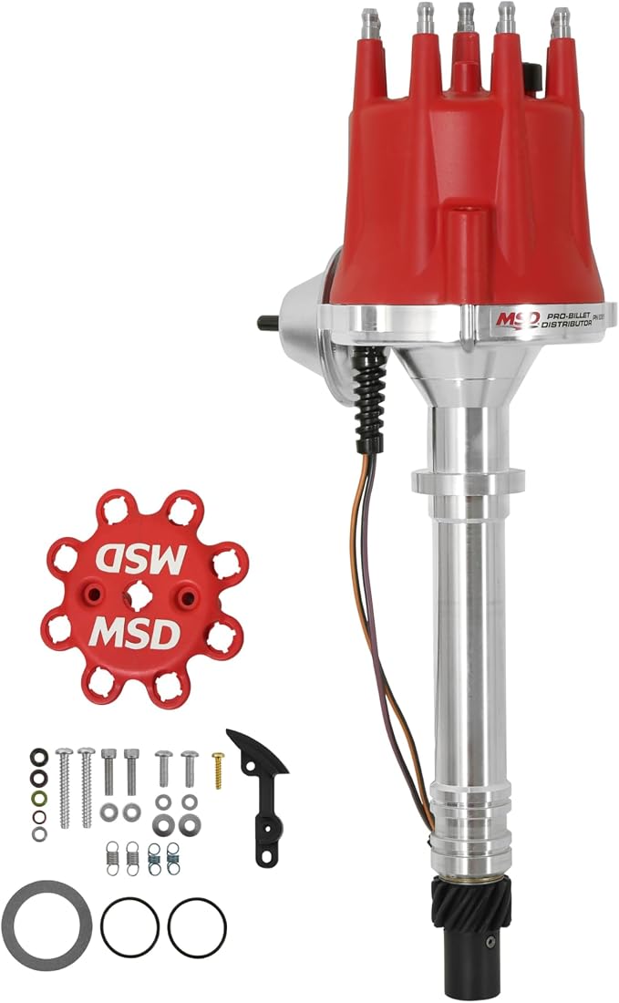 MSD 8361 Street Pro-Billet Distributor with Vacuum Advance