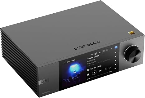 EVERSOLO DMP-A6 Gen 2 Hi-Fi Music Streamer, Wireless Digital Music Player, DAC, Music Service&Streaming Qobuz, Tidal&More, DSD512, EOS Audio Engineer, Native Multi-Channel DSD, Exclusive App