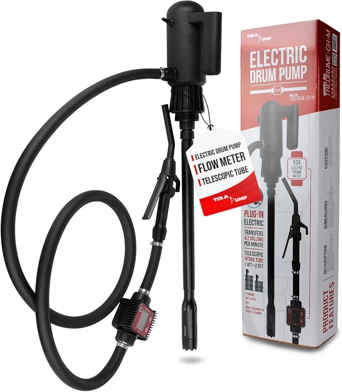 TERA PUMP TREDRUME-CH-M Telescopic Chemical Pump, Electric