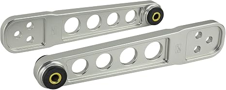 Skunk2 Racing 542-05-0225 Pro Series Rear Lower Control Arm Raw - 2001-2005 Honda Civic, Clear Anodized
