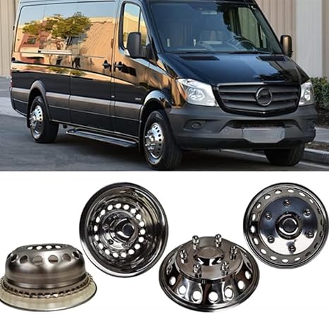 4Pcs 16" Wheel Simulator for Dodge Mercedes Freightliner Sprinter Van K16A
