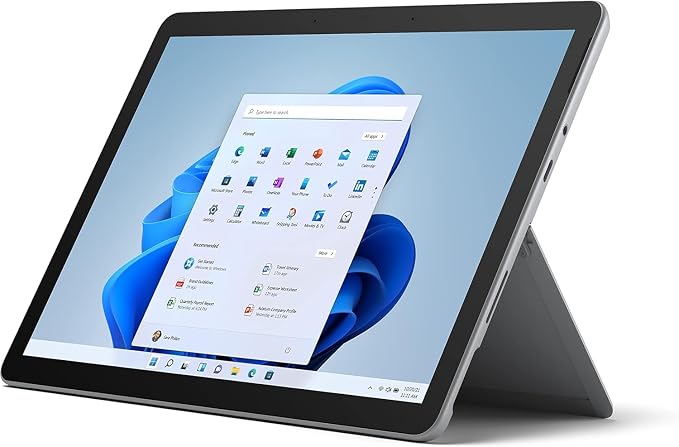 Microsoft Surface Go 3-10.5" Touch-Screen - Intel Pentium Gold-4GB Memory - 64GB SSD - WiFi - Platinum Windows 11 PRO (Renewed)