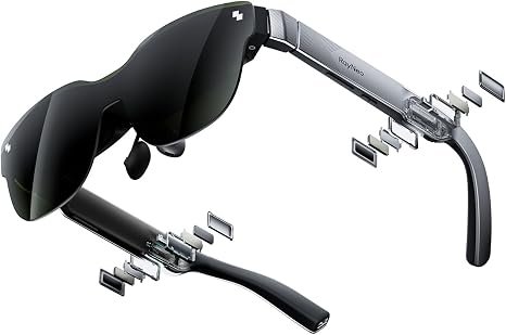 [2025 New] RayNeo Air 3s XR Glasses - AR Glasses 201" 120Hz FHD HueView Eye-Care Video Display, Smart Gaming Glasses for iPhone 16,15/Android/Mac/Switch/PS5/SteamDeck