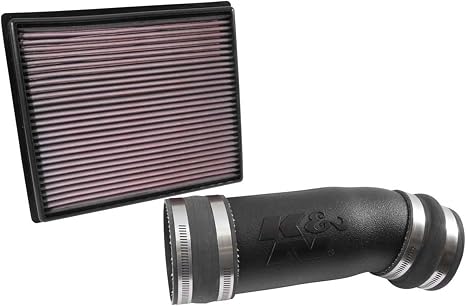 K&N Cold Air Intake System: High-Flow Air Filter, Increase Performance & Towing: Compatible with 2012-2021 Toyota, Sequoia, Tundra, 57-9036