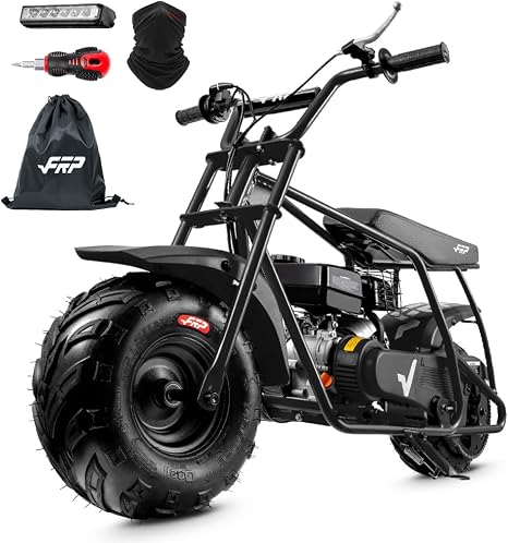 GMB100 Plus Gas Mini Bike 99cc 4-Stroke Off Road Headlight & Gaiter