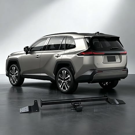 Rear Trailer Hitch for Toyota RAV4 2026 All New, Heavy Duty Class 3 Tow Hitch with 2 Inch Receiver - 6,000 LBS Max GTW, Bolt-On, No Cutting, No Drilling, No Removal