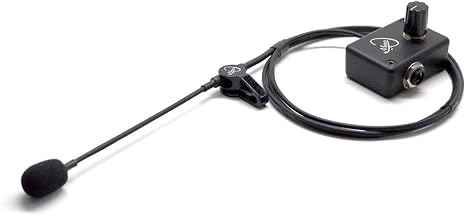 The Feather Western Concert Flute Microphone System with Flexible Micro-Gooseneck