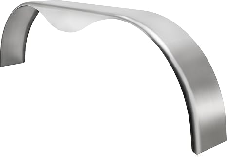 RecPro 9" x 72" x 20" Aluminum Tandem Fender Smooth Design