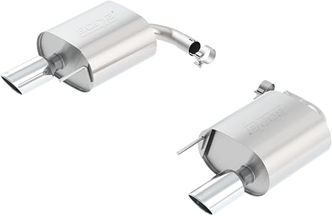 BORLA 11889 Axle-Back Performance Exhaust System for 2015-2023 Ford Mustang 2.3L 4 Cyl. EcoBoost/ 2015-2017 3.7L V6 Automatic/Manual Transmission EXC, Convertible and Active Exhaust System (4 tips).