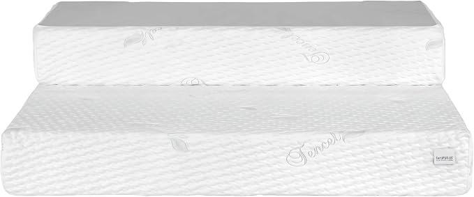 Bliss RV Bifold Short Queen Mattress Hinged, 8 Inch Gel Memory Foam, Perfect for RVs and Campers Made in USA