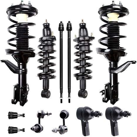 ROADFAR Suspension kit Front and Rear pair Strut Spring Assembly