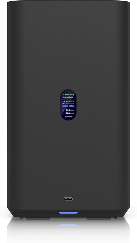 Ubiquiti UNAS-2-B Network Storage Server Black - 2 x 3.5" Slots, 2.5GbE, PoE++, RAID 1