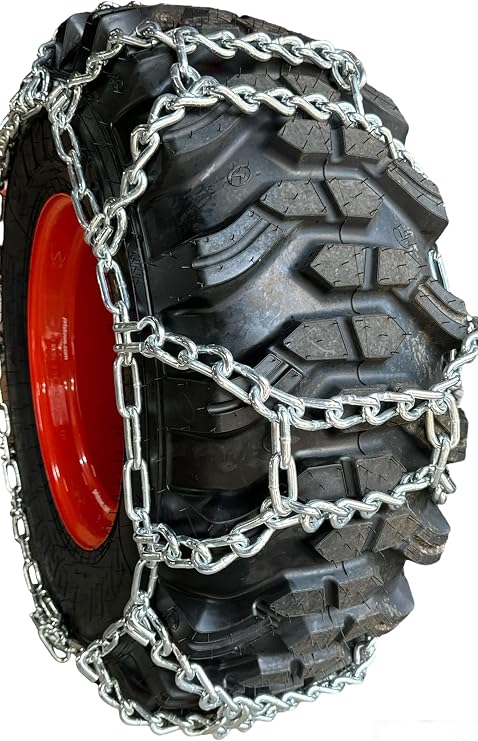 TireChain.com Duo Trac Tractor Tire Chains 12.4-16 Tractor, Priced Per Pair