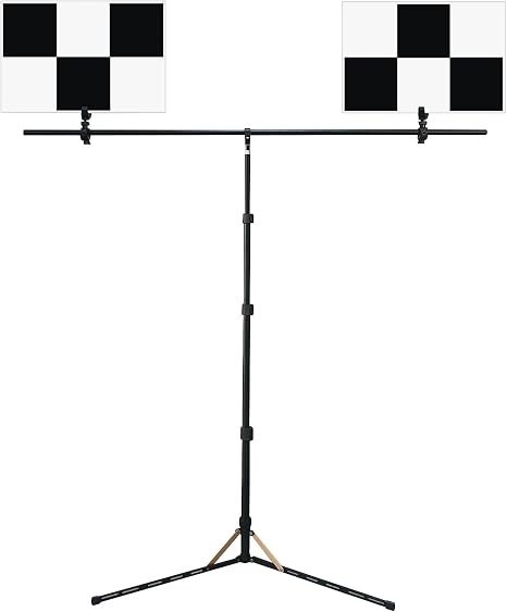 LDW Camera Aiming Target Board with Aluminum Stand Compatible with Honda