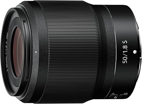 Nikon NIKKOR Z 50mm f/1.8 S | Premium Large Aperture Prime Lens (nifty Fifty) for Series mirrorless Cameras | USA Model, Black | (nifty fifty) for series mirrorless cameras USA Model