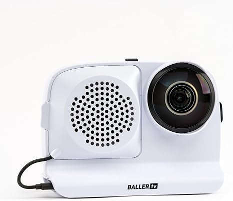 AI Auto-Tracking Sports Filming System, 180° Full-Field Lens & Live Streaming for Basketball, Soccer & Volleyball, Compatible with iPhone 16 Pro Max