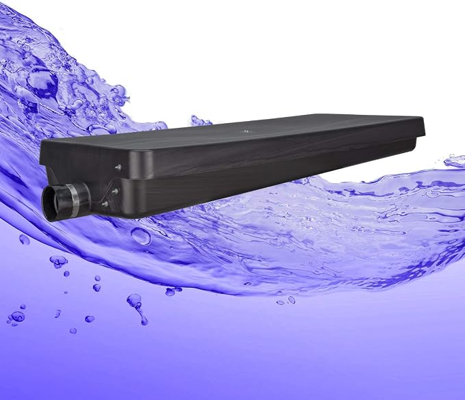 RecPro RV 33 Gallon Black Waste Water Holding Tank for Campers, Trailers and RV's | Made in America