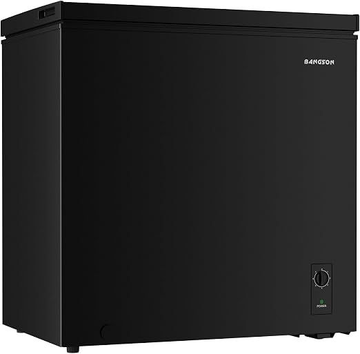 7.1 Cu.Ft Chest Freezer for Apartment, Black