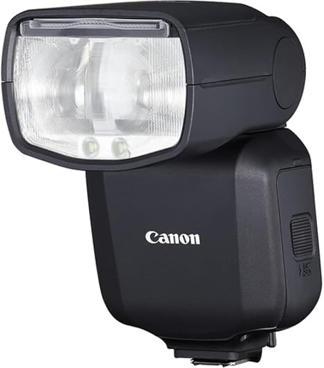 Canon Speedlite EL-5, Portable Camera Flash, Compatible with Select EOS R Series Mirrorless Cameras | Compatible with Select EOS R Series Mirrorless Cameras, A rechargeable lithium-ion battery and a modeling lamp