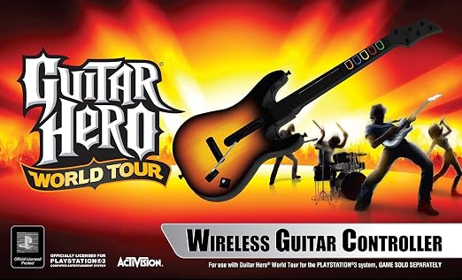 Guitar Hero World Tour - Stand Alone Guitar - Playstation 3 (Renewed)