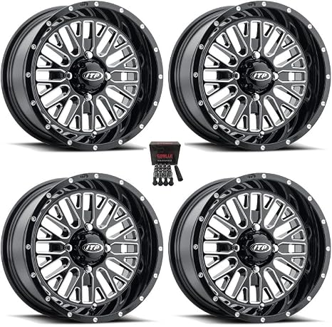 ITP Momentum 14" Wheels Milled Polaris RZR 1000 XP/Ranger XP 900/1000