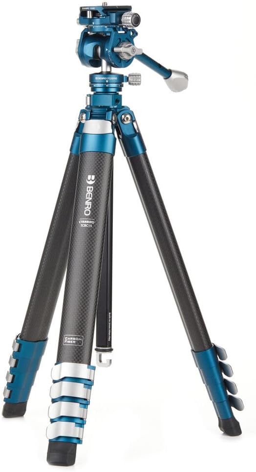 Benro CyanBird Aluminum 5 Section Tripod with FS20PRO (TCBA15FS20PROC)