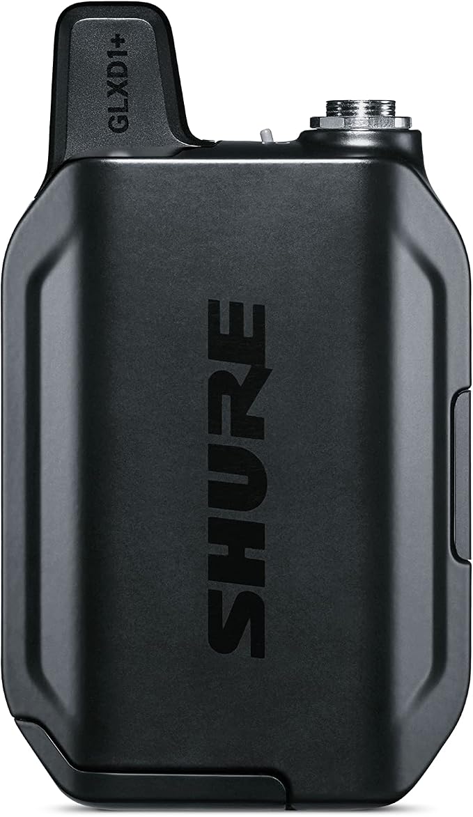 Shure GLXD1+ Digital Wireless Bodypack Transmitter - Z3 Band | Bodypack transmitter for GLX-D+ dual-band digital wireless systems; receiver sold separately
