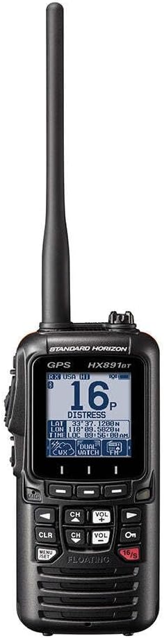 Standard Horizon HX891BTBK | HX891BT VHF/GPS/Bluetooth, Compatible with the SSM-BT-20 Bluetooth headset and additional aftermarket
