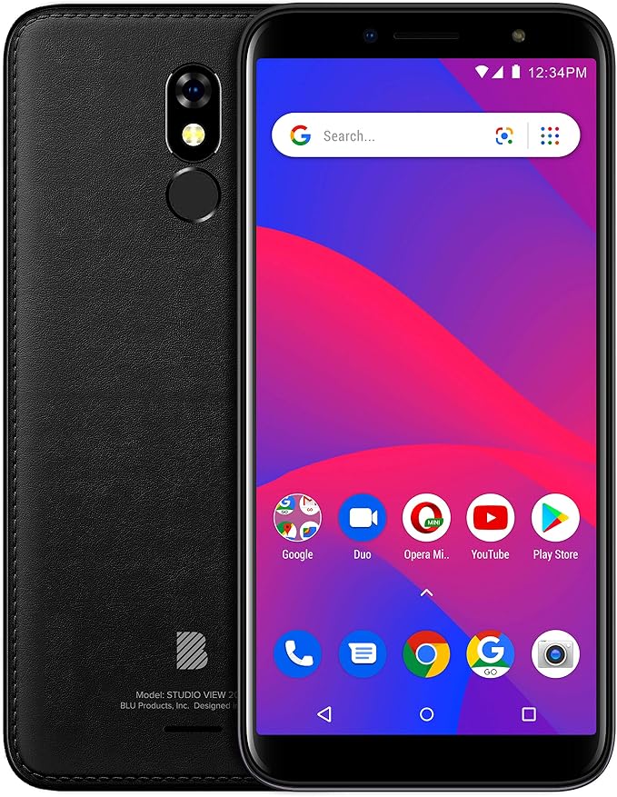 BLU Studio View 2019-6.0” GSM Unlocked Smartphone, 32GB+1GB RAM -Black