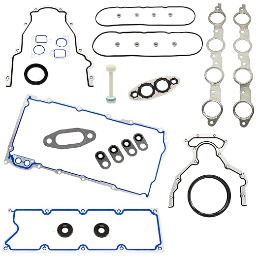 Michigan Motorsports Gen III 1997-2006 LS Complete Gasket Kit - Fits All Gen 3 4.8L 5.3L 5.7L 6.0L Engines - Valley Cover, Oil Pan, Water Pump, Valve Covers, Front & Rear Seals, Knock Sensor Grommets