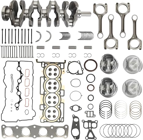 G4KJ 2.4L Engine Rebuild Overhaul Kit w/Crankshaft & Connecting Rods