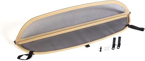 Wind Deflector for Mercedes SL R230 (2001-2011) - Foldable - Beige | Windstop | Wind Blocker