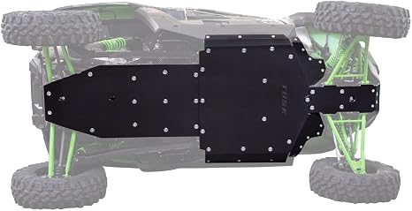 Tusk Quiet‑Glide Skid Plate 3/8″ UHMW Undercarriage Guard with Full Coverage Protection - Compatible with Kawasaki Teryx KRX 1000 2020-2026