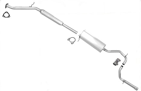 Exhaust System Middle Resonator & Muffler Replacement Parts For 1999 2000 2001 2002 2003 2004 Honda Odyssey