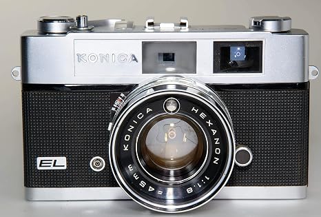 Konica Auto S2 Rangefinder 35mm Film Camera Konica Hexanon 1:1.8 F=45mm