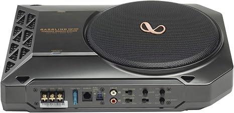 Infinity Basslink SM2- Powered, 8” Underseat Subwoofer with Remote Control