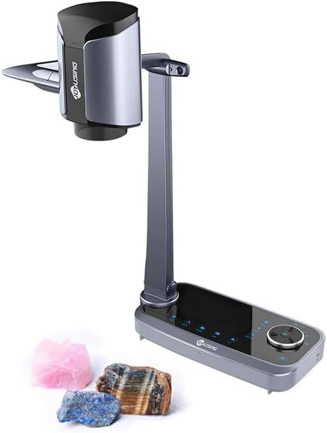 JOYUSING V1X-4K 4K Ultra HD 13.0MP Document Camera, 12x Optical Zoom & 10x Digital Zoom Visualiser, Compatible with Windows, MAC