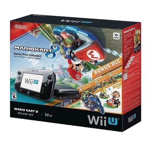 Nintendo Mario Kart 8 Deluxe Set with DLC Wii U Bundle (Renewed)