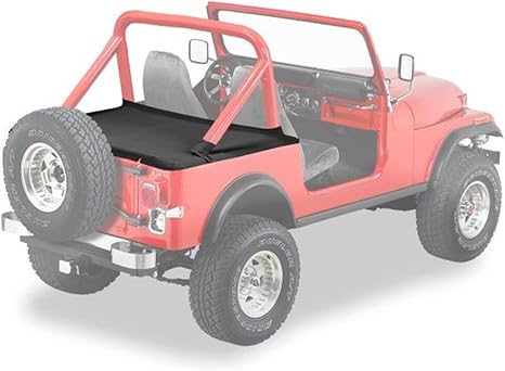 Bestop Duster Deck Cover Black Denim 9000515 for Jeep CJ7/YJ 1980-1991