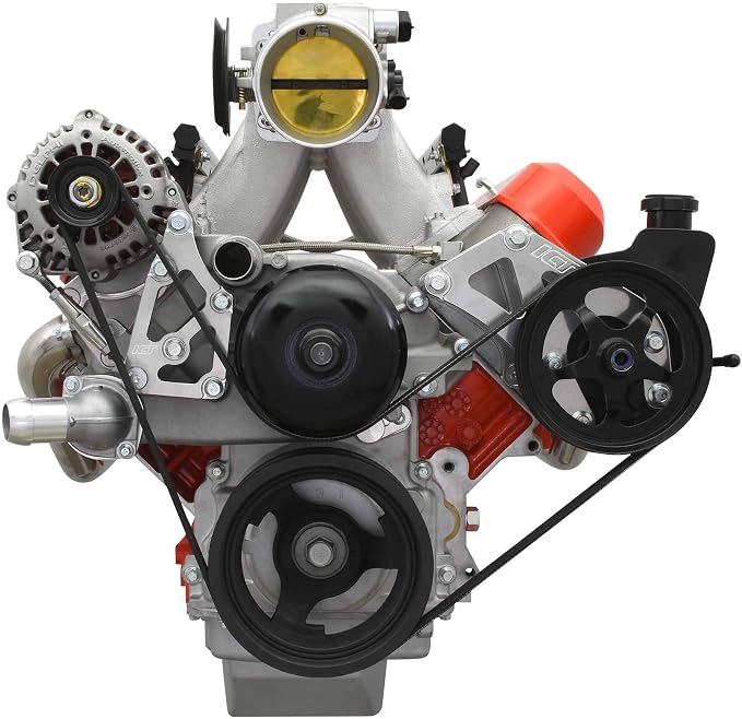 LS Truck - Power Steering Pump / Alternator Bracket Kit w/ Water Pump Spacers