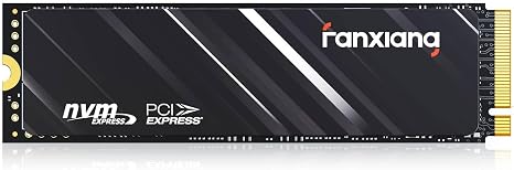Fanxiang 1TB NVMe SSD PCIe Gen4 M.2 Internal Gaming SSD for PS5, Up to 4800 MB/s, 3D NAND SLC Cache Solid State Drive Upgrade Storage for PC/Laptops S690Q