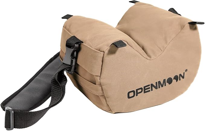OPENMOON Camera Support Saddle Saddlebags Heavy-Duty Splash-Proof Canvas (Brown, S)